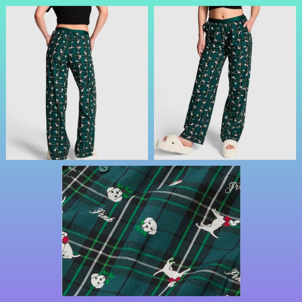 Victoria secret Pink plaid Lounge Pants medium